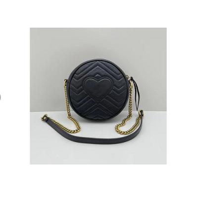 China 2022 Fashion Ladies Fashion Mini Small Bag Shoulder Messenger Bag Chain Round Cake Bag for sale