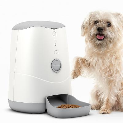 China Ooopspet Triple Grain Anti-Jamming Design Auto Part On Time Travel 3.7L One-Click Feeding Auto Smart Feeder For Pets for sale