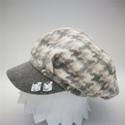 China 2020 COMMON New Design Beautiful Women's Rhinestone Winter Felted Hat Hats for sale