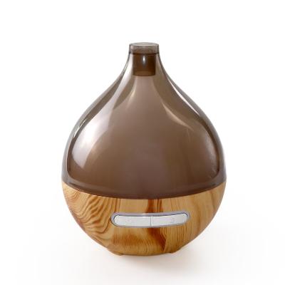 China Auto Shut-off Ultrasonic Humidifier Aromatherapy Diffuser with Cool Mist Colour Changing LED Lights Wicker Aroma Diffuser Waterless Auto Off for sale