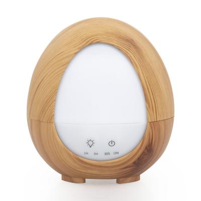 China Auto Shut-off NEW 200ml Mini USB Humidifier Wood Grain Touch sensor Switch LED light Essential Oil Aroma Diffuser for sale