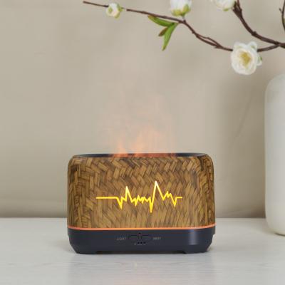 China Auto Shut-off Electric air freshener 3d fire aroma fragrance scent custom essential oil flame diffuser for sale