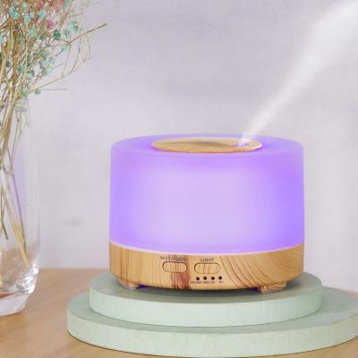 China Auto Shut-off Home Use Ultrasonic smart humidifiers Essential Oil Aroma Diffuser 7 LED color Aromatherapy Portable Mini Humidifier Diffuser for sale