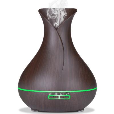 China Auto Shut-off 500ml wood grain humidifier essential oil aroma diffuser fragrance machine household aroma diffuser for sale