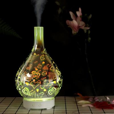 China Auto Shut-off Best Selling Glass Aromatherapy Essential Oil Diffuser Usb Aroma Diffuser for sale