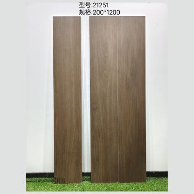 China New Design Modern Porcelain Tiles Wood Floor Tiles 200x1200mm for sale