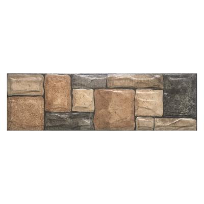 China Rustic Tiles Cheap Textured Factory 150x500mm Decorative Outdoor Rock Stone Effect Wall Tiles for sale