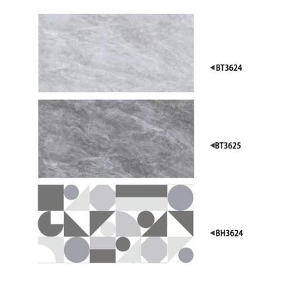 China Modern Hot Design China Bathroom Toilet Wall Light Gray Marble Tile With Cheap Price 300x600mm for sale