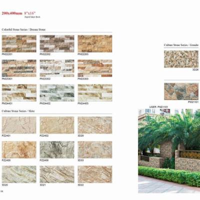 China Rustic Tiles 300x600mm Exterior Wall Tiles For Exterior Villa Wall for sale