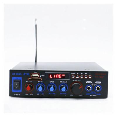 China Cheap Price New 309 Style Sound System EQ USB Professional SD Mixer BT Remote Control Power Amplifier for sale