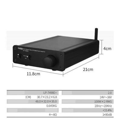 China New Product LP-7498E Mini High Power High Fidelity Stereo Audio Amplifier For Home LP-7498E for sale