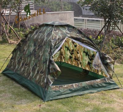 Chine 2Person Fiberglass Camouflage Summer Festival Outdoor Camping Tent à vendre