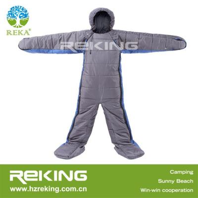 China sleeping bag gray adult human shape (185+35) x75cm zu verkaufen