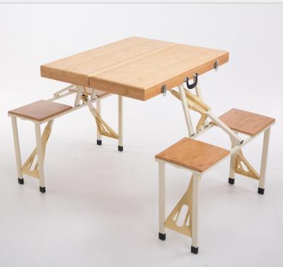 China Portable MDF Table Top Folding Table Chair Set For Camping, Picnics, Outdoors en venta