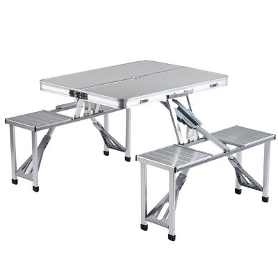 China Portable Aluminum MDF Table Top Folding Table For Camping, Picnics, Outdoors en venta