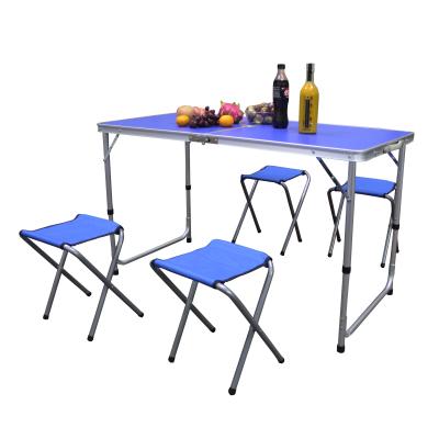 중국 Outdoor Table Portable Folding Table Sets Picnic Camping Foldable Table With Chair For Outdoor 판매용