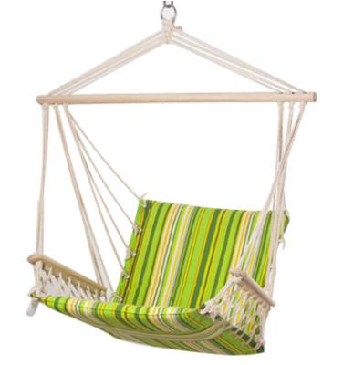 China Modern Poly Cotton Hammock Hanging Chair With Armrest for sale