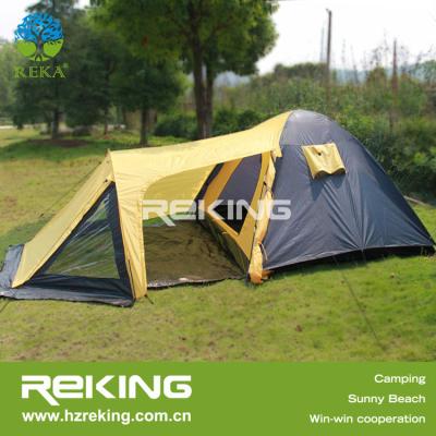 China Heavy Duty Fiberglass 3-4 Person Stretch Tent for sale