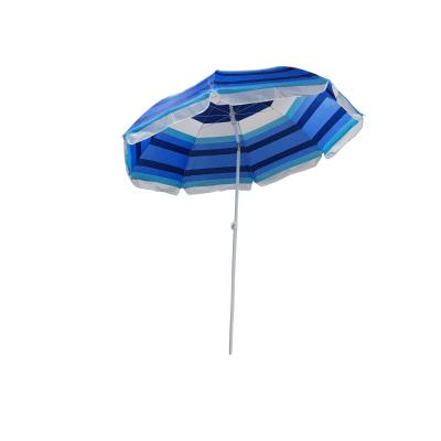 China Portable Folding Sun Umbrella 1.8m*8k Large Custom Printed Easy-Carry Beach Umbrella zu verkaufen