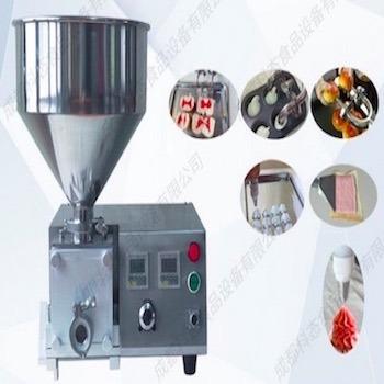 China Double Meter Food Filling Machine Butter Filling Machine Double Meter Cup Filling Machine Quantitative Cake Liquid Chocolate Viscous Automatic Filling Machine for sale