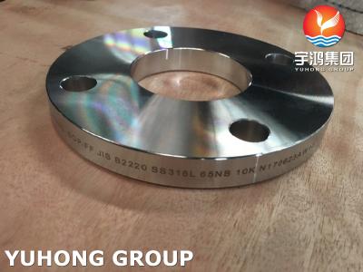 China Flanges de aço inoxidável forjadas da flange de placa SS316L da CONCESSÃO de JIS B2220 10K à venda