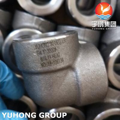 China Buttweld Forged Fitting B16.11 ASTM A105 Carbon Steel Oil Gas Chemical for sale