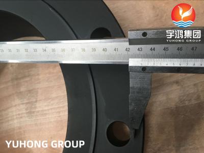 China Aço carbono ASME SA105 Aço preto Slip On / Blind Flange para aplicação em tubulações à venda