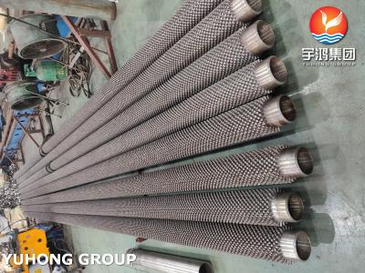 China Tubo de aleación de acero con aletas tubo de intercambiador de calor NDT HT/ECT en venta