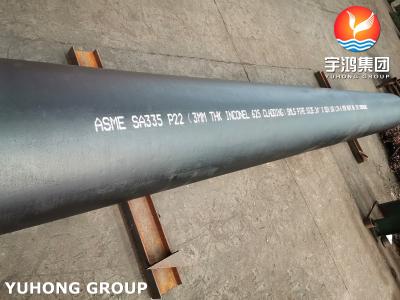 China P22 HOT GROOLDED ALLOY STEEL CHROME MOLY SEAMLESS PIPE ASME SA335 Te koop