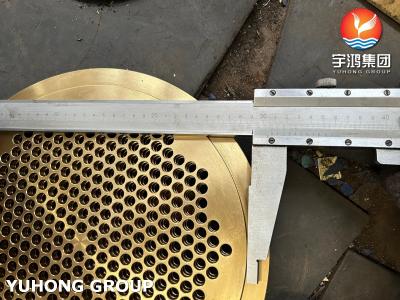 China DIN EN 1653 Standard Copper Alloy Tube Bundle For Heat Exchanger for sale