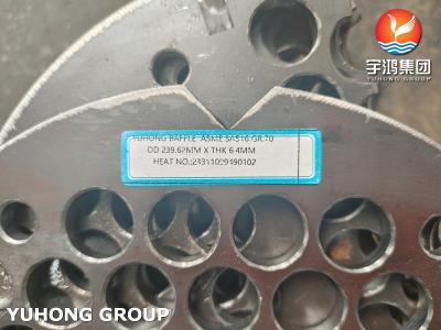 China ASTM B171 C71500 Kopernikkel 70/30 buisplaat voor schelp- en buiswarmtewisselaars Te koop