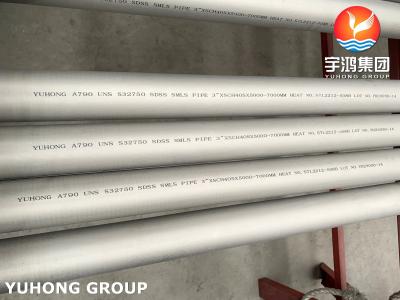 Chine A790 S32750 Pipe sans soudure en acier super duplex pour la production d'électricité à vendre