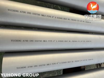 Chine Pièces en acier inoxydable super duplex ASTM A790 UNS S32750 à vendre