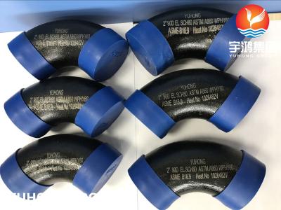 China OS ENCAIXES DE TUBULAÇÃO DE AÇO DE ASTM A860 WPHY60 SCH40 BW B16.9 ENEGRECEM A PINTURA à venda