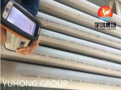 China ASTM A312 TP304 Stainless Steel Seamless Pipe Thick Wall For General Corrosive Service for sale