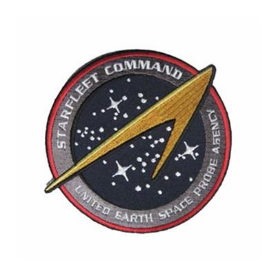 China Star Trek Starfleet Command Earth Space Sensor Eco-Friendly UESPA United Agency 4 Inch Embroidered Patch for sale