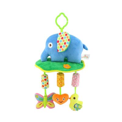 China Soft Toy Music Bed Bell Popular Stuffed Music Baby Toy Wholesale Plush Fish Baby for sale