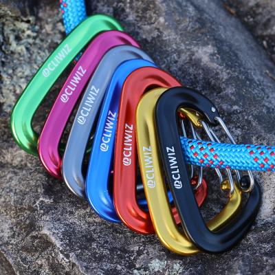 China JRSGS Lightweight Carabiner Cut Aluminum Snap Hook 12KN Carabiner Climbing Ultralight Customized LOGO S7801S for sale