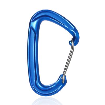 China JRSGS 22KN Carabiner Light Weight Heavy Duty Aluminum Clips for Hammocks, Camping, Head Chains, Outdoors and Gym etc. for sale