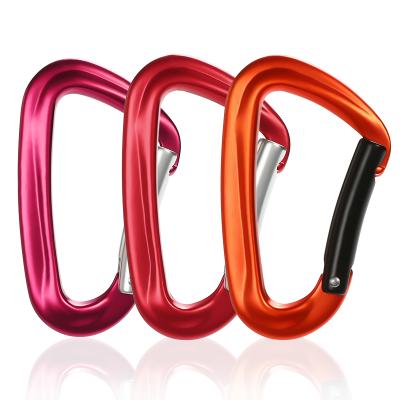 China JRSGS Carabiner Lightweight Custom Snap Clip Aluminum S7801 Outdoor Hanging Climbing Buckle Chain Head Snap Hook for sale