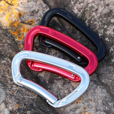 China JRSGS Light Factory Snap Heavy Duty 23KN Hook D Shape 7075 Aluminum Carabiner Clip For Mounting S7106A for sale