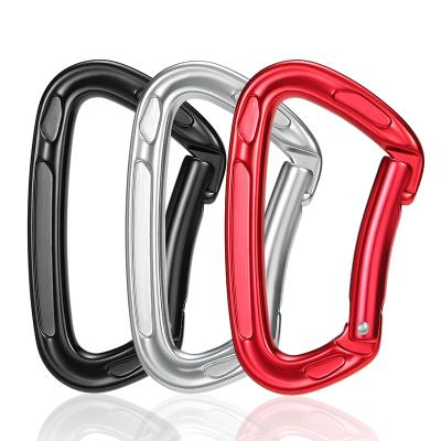 China JRSGS Wholesale 22-24 KN Carabiner Light Weight 7075 Carabiner Safety Snap S7101A Aluminum Climbing Hook for sale