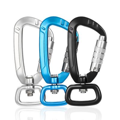 China JRSGS Super Lightweight Aluminum Alloy 4KN Spring Carabiner Hook For Dog Leash, Raising Carabiner, Wholesale Camping Sling Sling Carabiner for sale