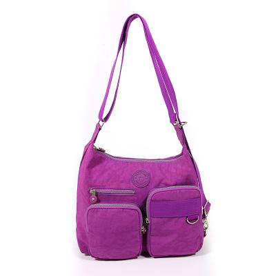 China 2020 New Design Polyester Candy Color Sling Mobile Phone Shoulder Bag Cross Body Bag for sale