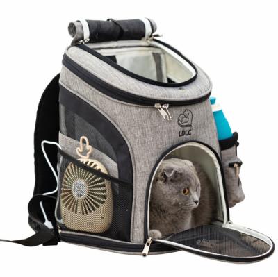 China Environmental Breathable Pet Bag Cat Shoulder Folding Portable Cat Bag Dog Pet Backpack Pet Outlet Cat Bag for sale