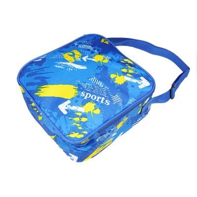 China Polyester Customized Insulated Cooler Bag Bolsas Loncheras Lunch Bag for sale