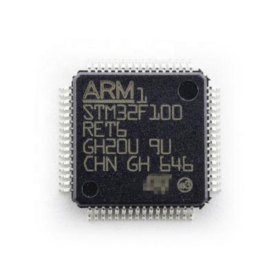 China Integrated circuit STM32F100RET6B IC MCU 32BIT 512KB new and original standard STM32F100RET6 FLASH QFP with low price for sale