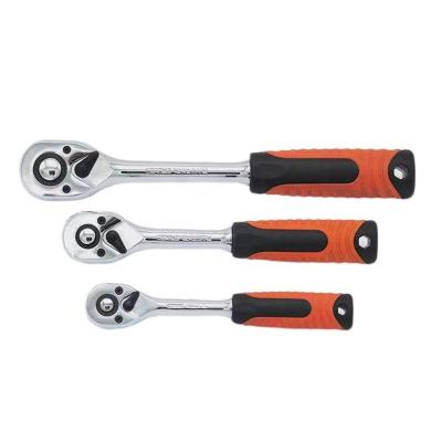 China 45T 72T CR-V Socket Wrench Adjustable Quick Release Ratchet Wrench Repair for sale