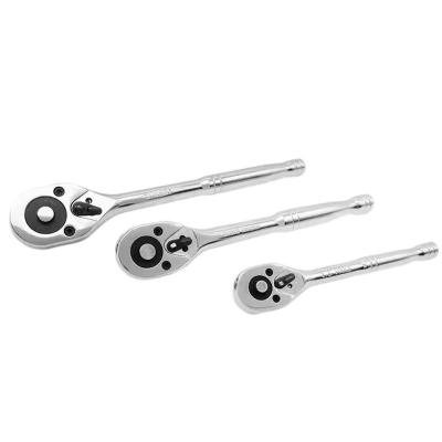 China 1/4 3/8 Inch 24 Inch Drive Quick Release Ratchet Wrench 1/4 3/8 Tooth Teardrop Ratchet Repair for sale