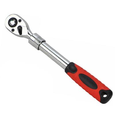 China 1/2 Inch 72T CR-V Flexible Torque Wrench Quick Release Ratchet Wrench Speed ​​Extendable Ratchet Repair for sale